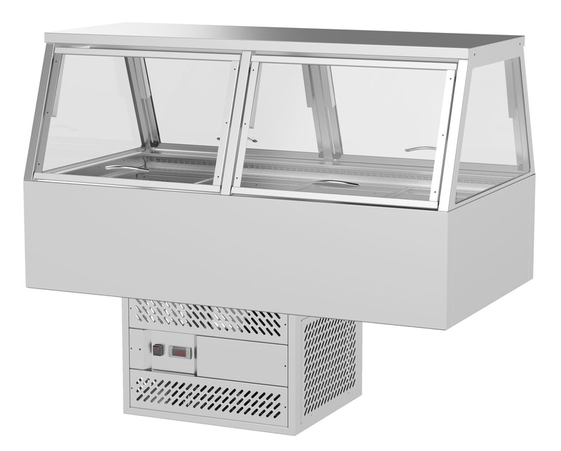 Woodson 4 Module Straight Glass Cold Food Display W.CFS24
