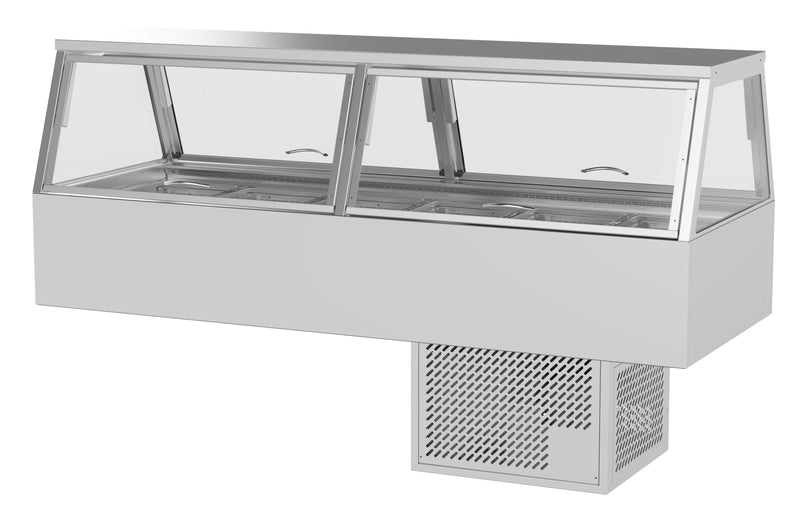 Woodson 6 Module Straight Glass Cold Food Display W.CFS26