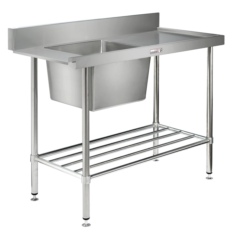 Simply Stainless SS08.L Dishwasher Inlet Bench