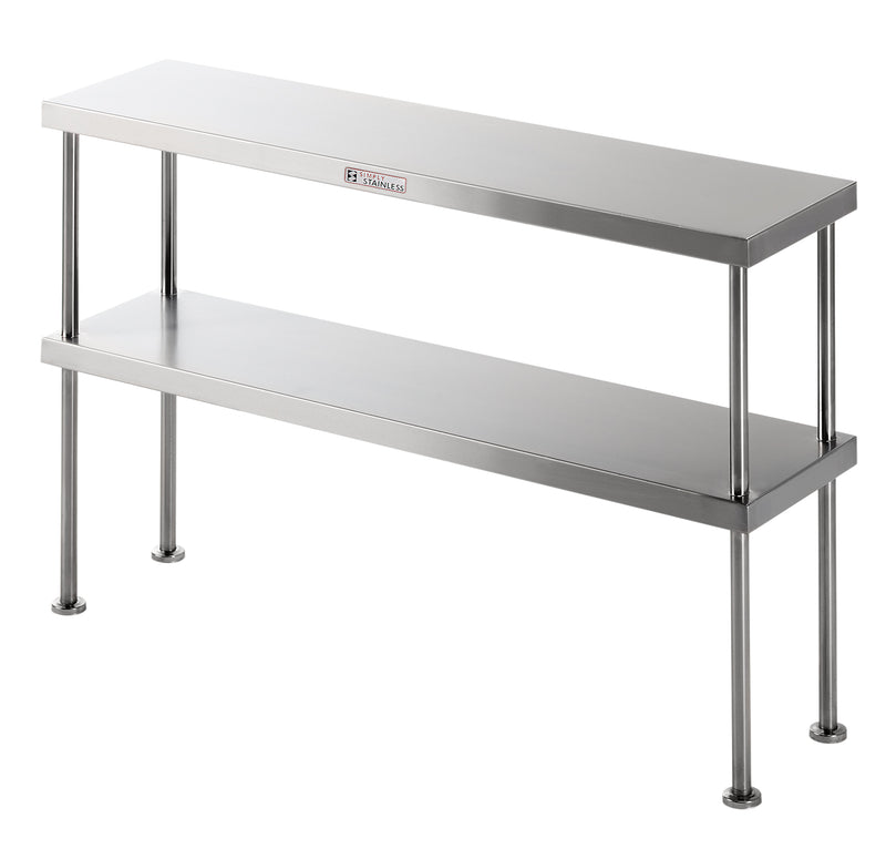 Simply Stainless SS13 Double Bench Over Shelf