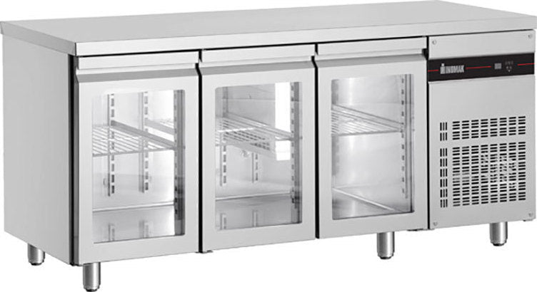 Inomak Glass Undercounter Fridge 1790mm - UBI7179G