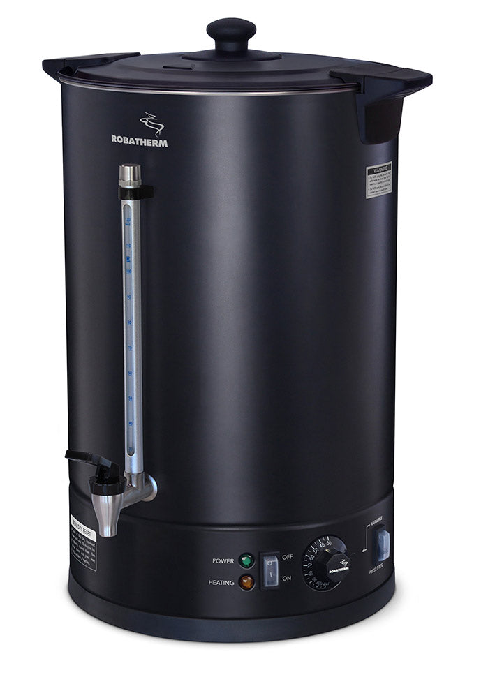 Robatherm Black Double Skinned Hot Water Urn - 20Ltr