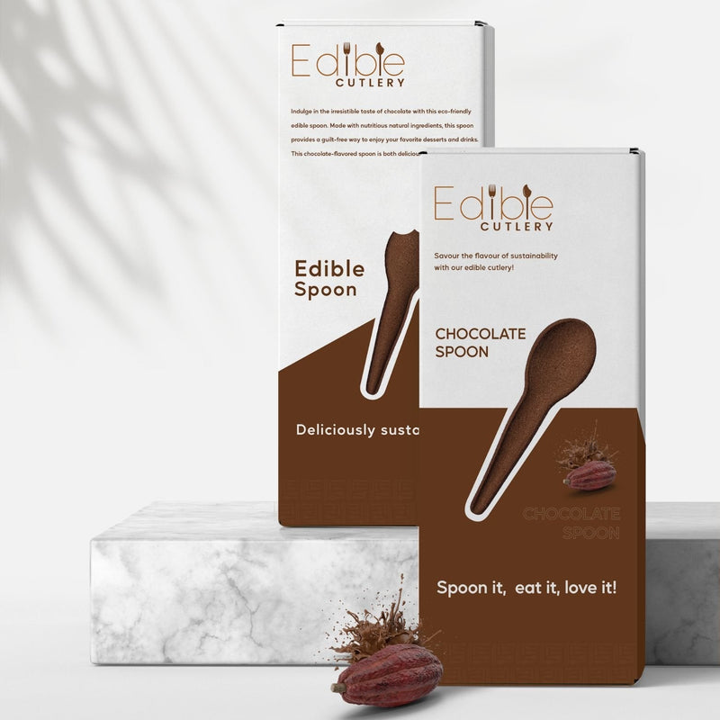 Edible Chocolate Spoon - Box of 10