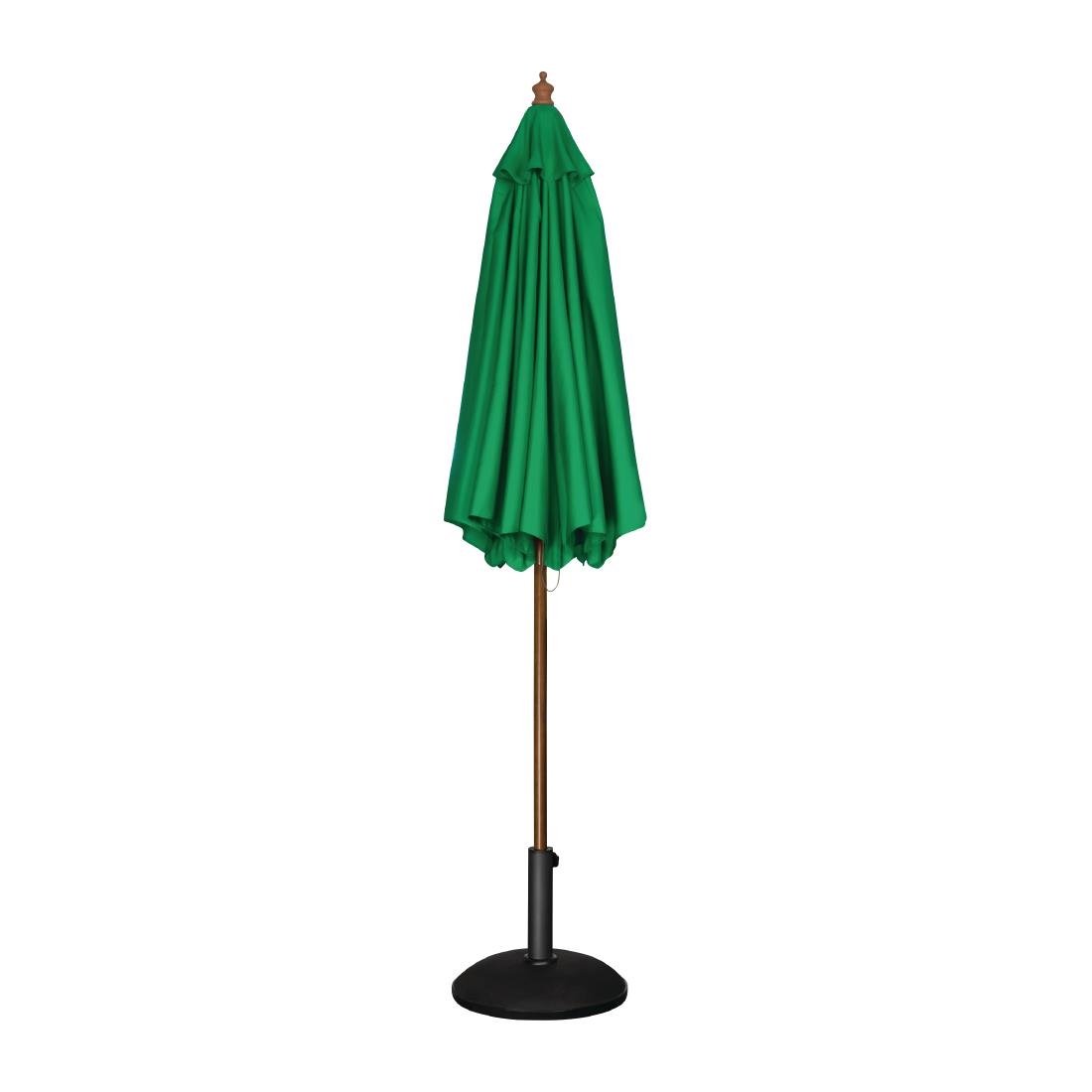 Bolero Round Outdoor Umbrella 2.5m Diameter Green