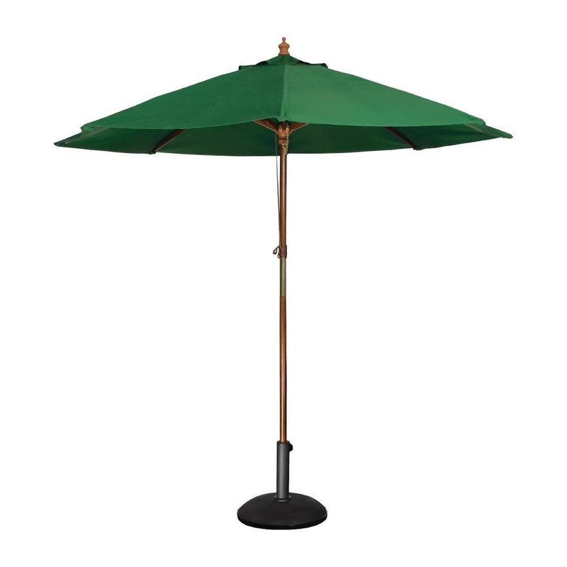 Bolero Round Outdoor Umbrella 3m Diameter Green