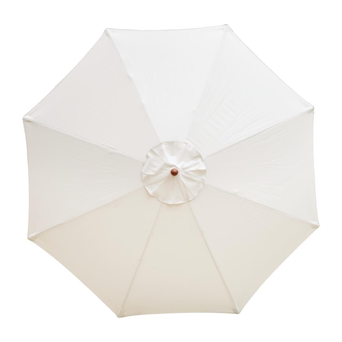 Bolero Round Outdoor Umbrella 3m Diameter Cream