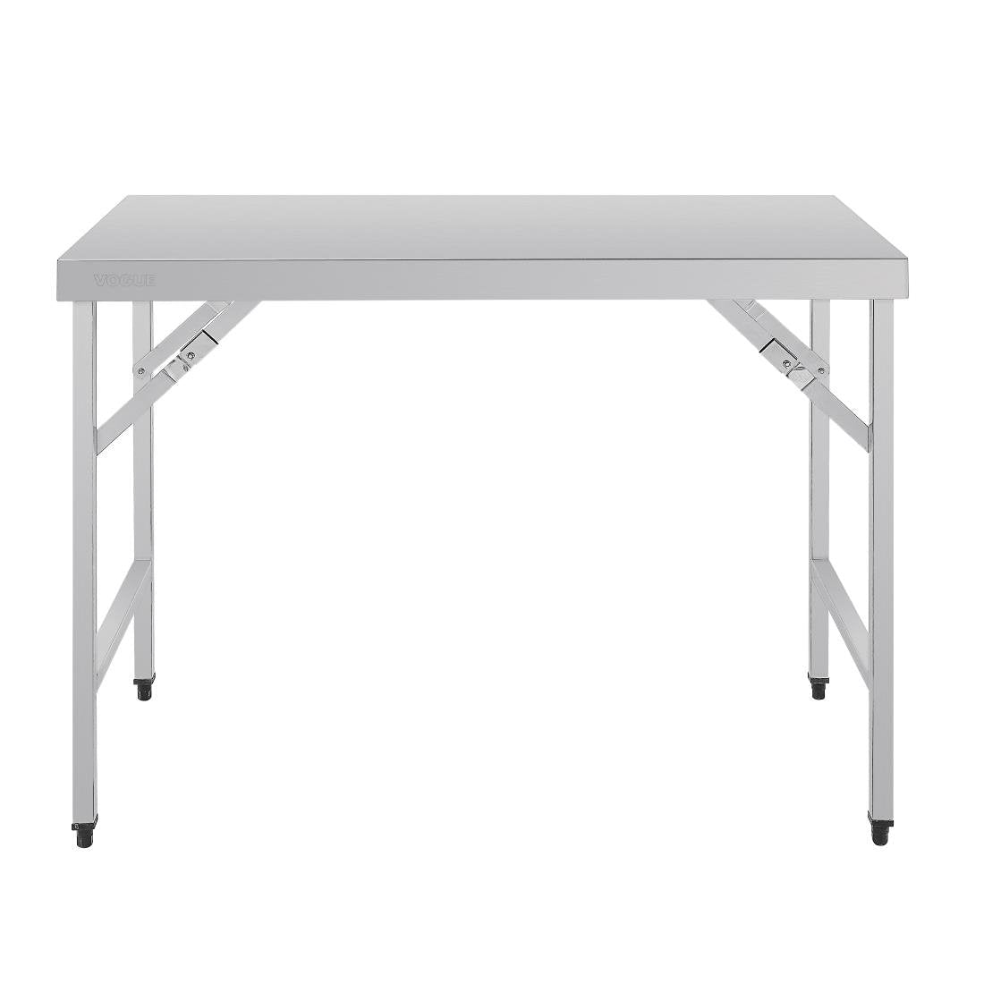 Vogue Stainless Steel Folding Table