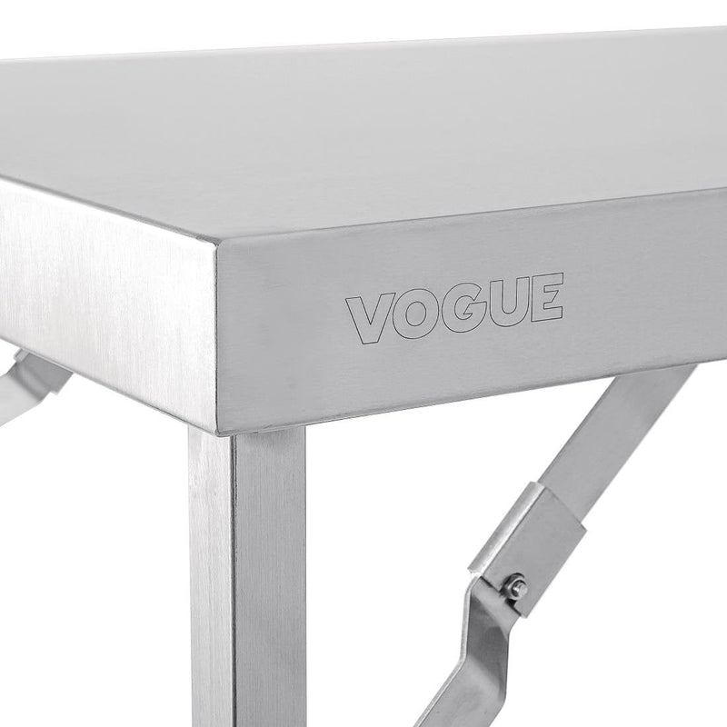 Vogue Stainless Steel Folding Table