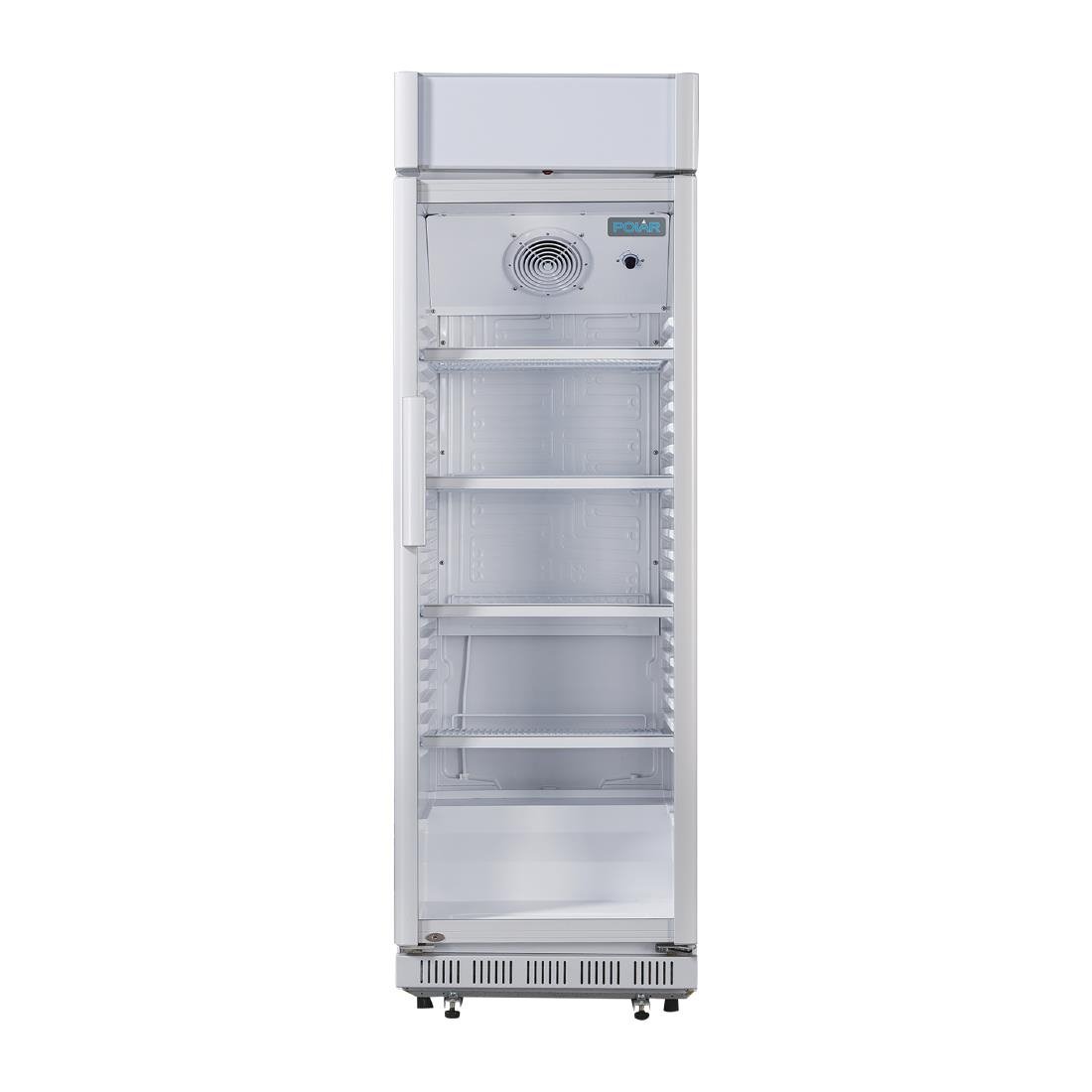 Polar C-Series Upright Display Cooler with Light Box 346Ltr