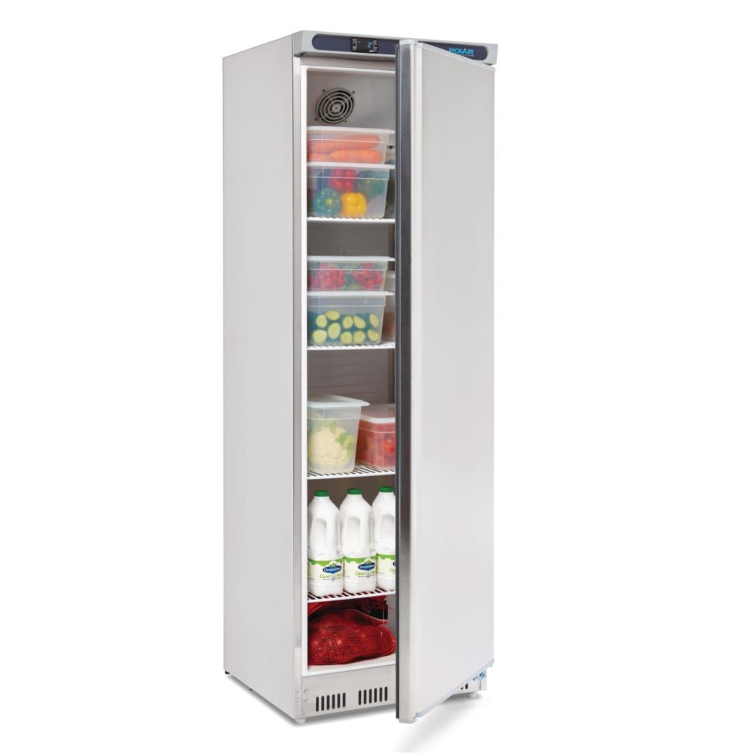 Polar C-Series Upright Fridge Stainless Steel 400Ltr