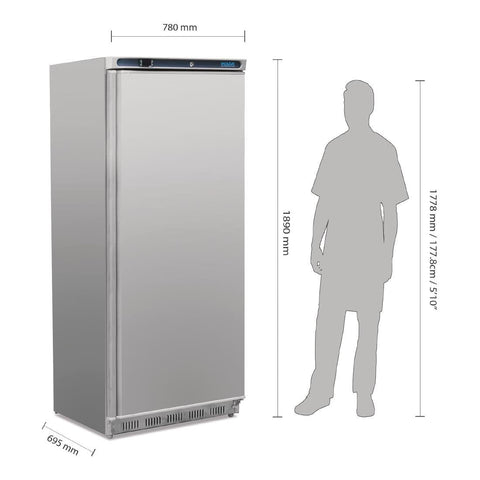 Polar C-Series Upright Freezer Stainless Steel 600Ltr