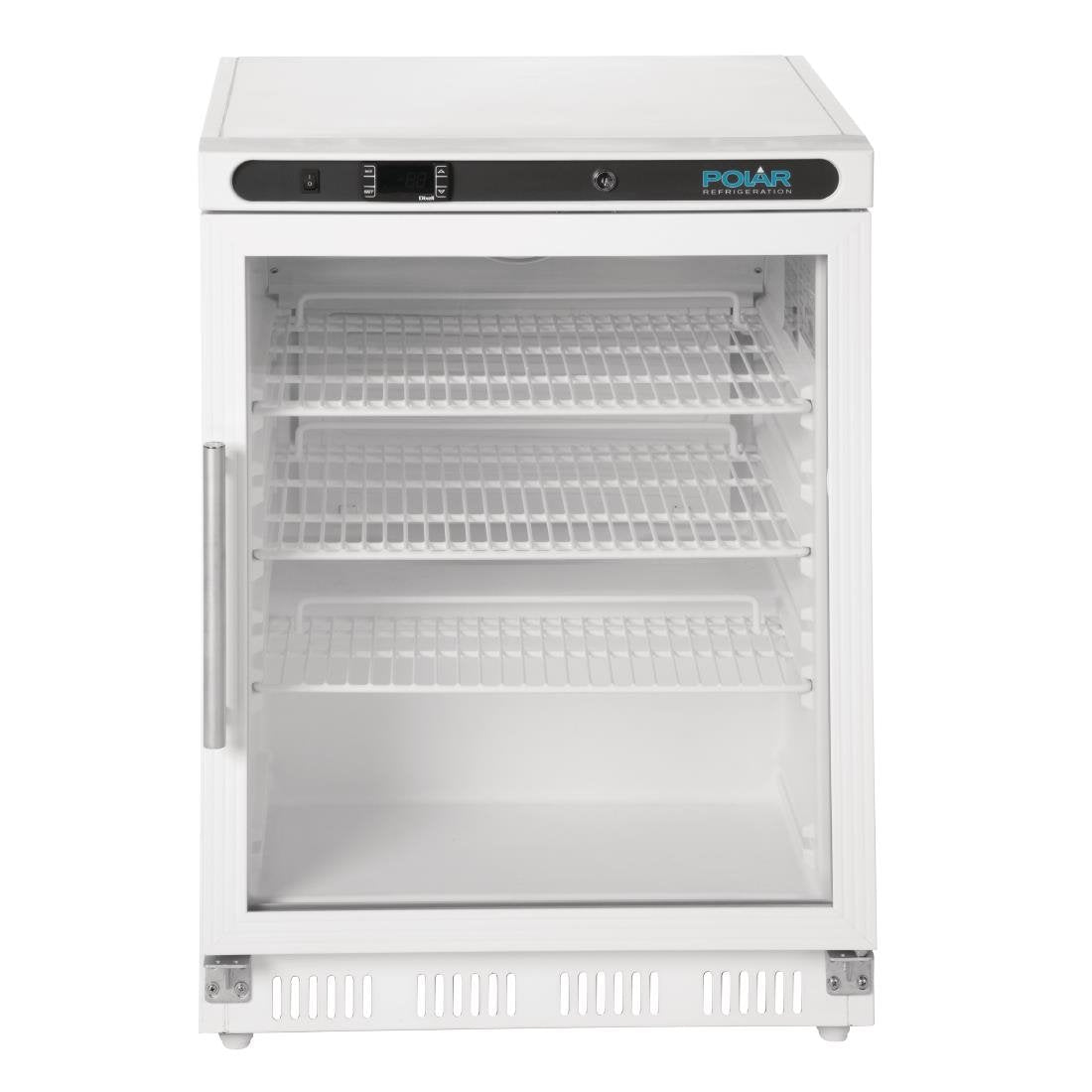 Polar C-Series Under Counter Display Fridge White 150Ltr