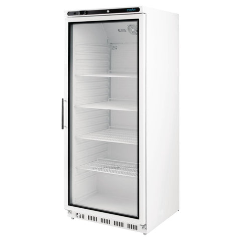 Polar C-Series Upright Display Fridge White 600Ltr