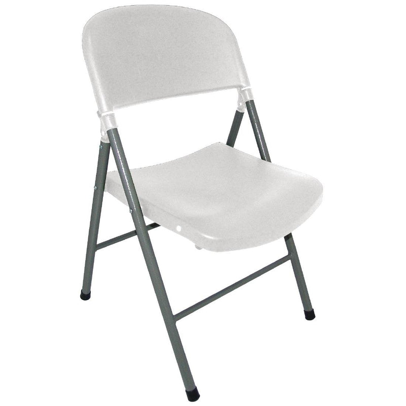 Bolero Foldaway Utility Chairs White (Pack of 2)