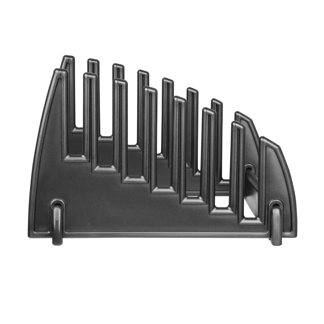 Hygiplas Plastic Chopping Board Rack - 7x1/2" 14mm slots