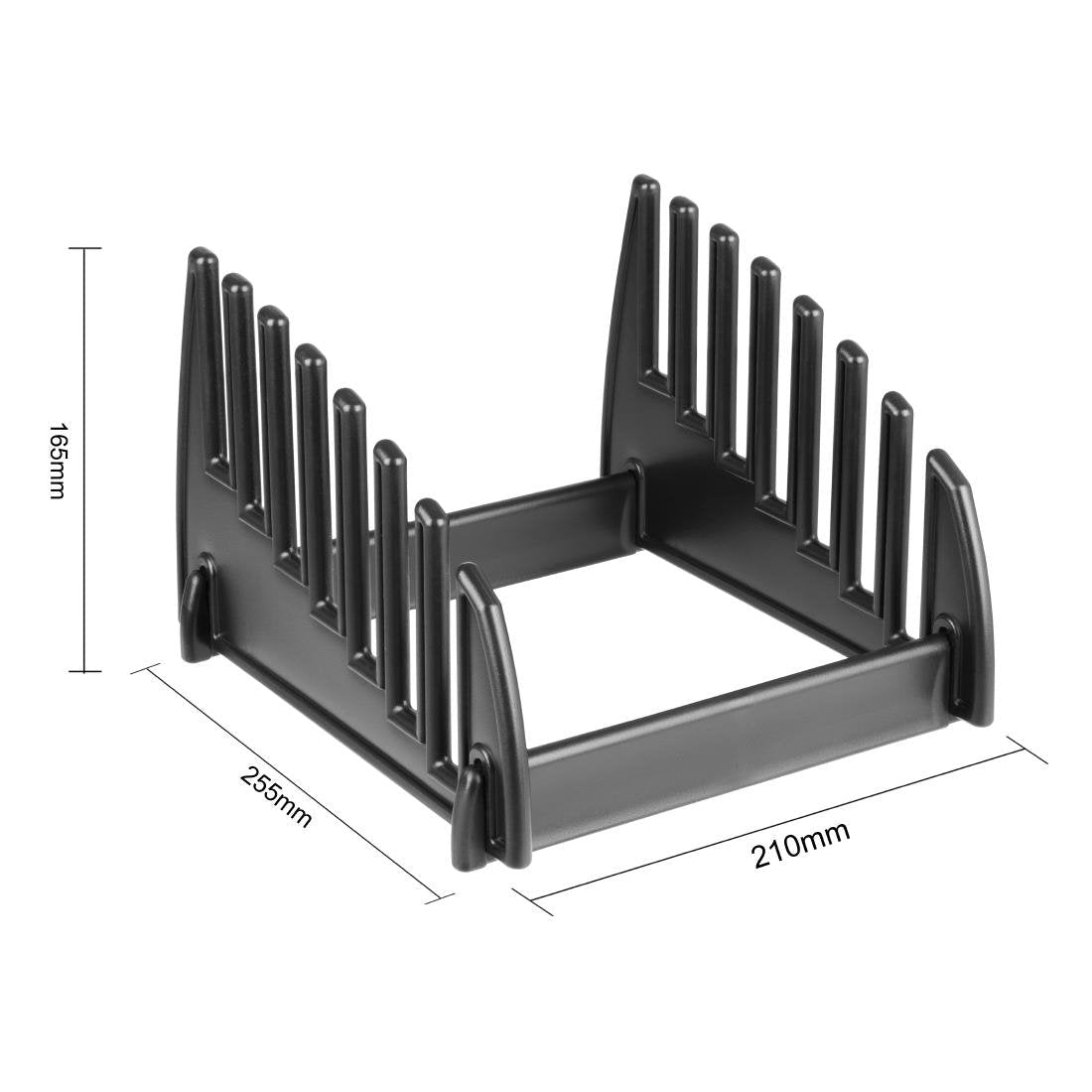 Hygiplas Plastic Chopping Board Rack - 7x1/2" 14mm slots