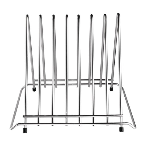 Hygiplas Heavy Duty Chopping Board Rack St/St - 7 Slots