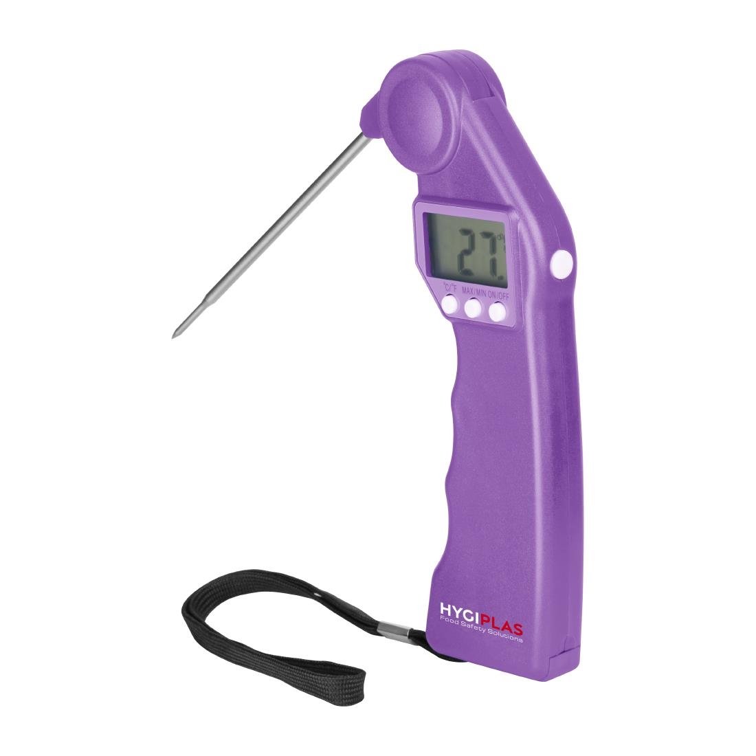 Hygiplas Easytemp Colour Coded Purple Probe Thermometer