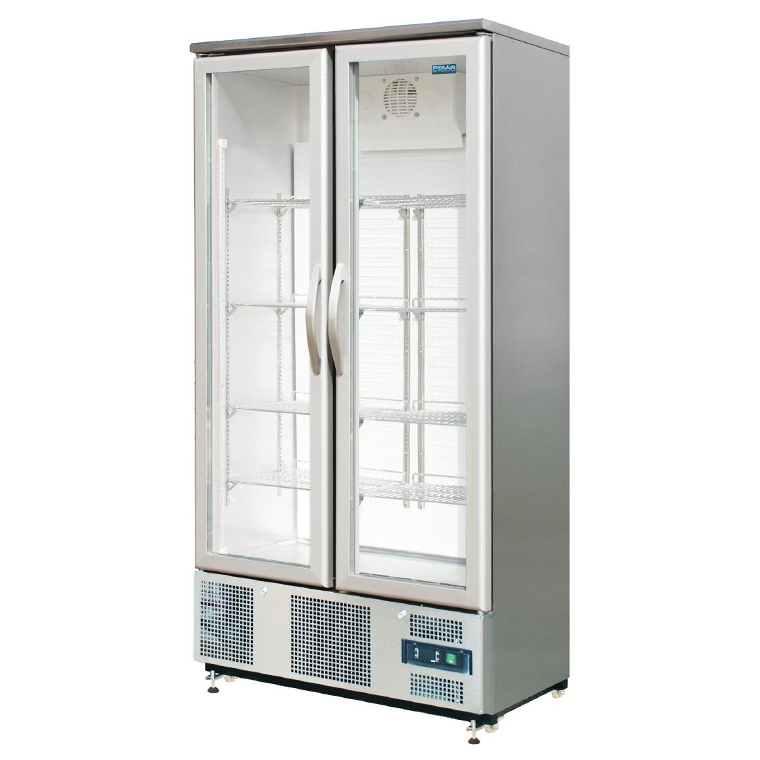 Polar G-Series 2 Hinged Door Upright Back Bar Cooler 490Ltr