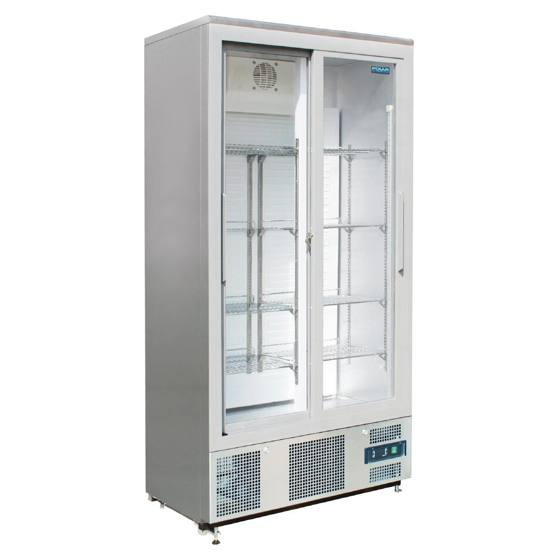 Polar G-Series Sliding Door Upright Bar Fridge 490Ltr