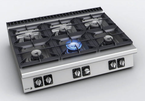 Fagor Kore 900 Series Gas 6 Burner With Gas Oven C-G961OPH