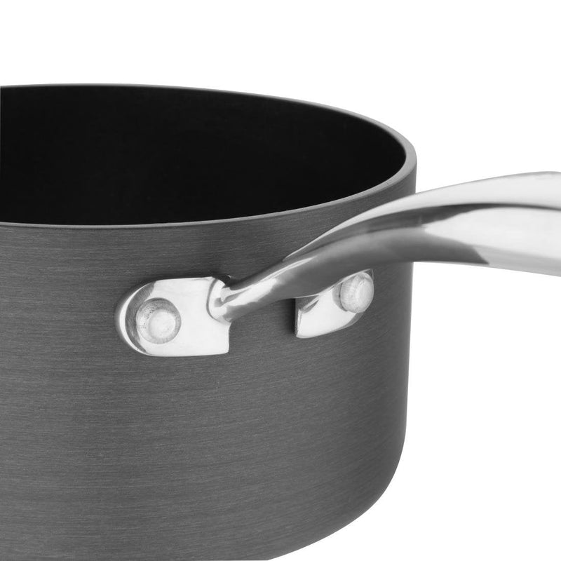 Vogue Anodised Aluminium Non Stick Sauce Pan 200mm - CP763 - Buy Online at  Nisbets