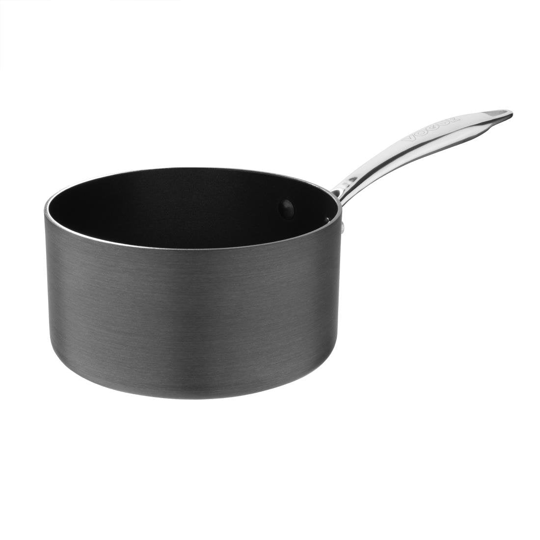 Vogue Anodised Aluminium Non Stick Sauce Pan 180mm