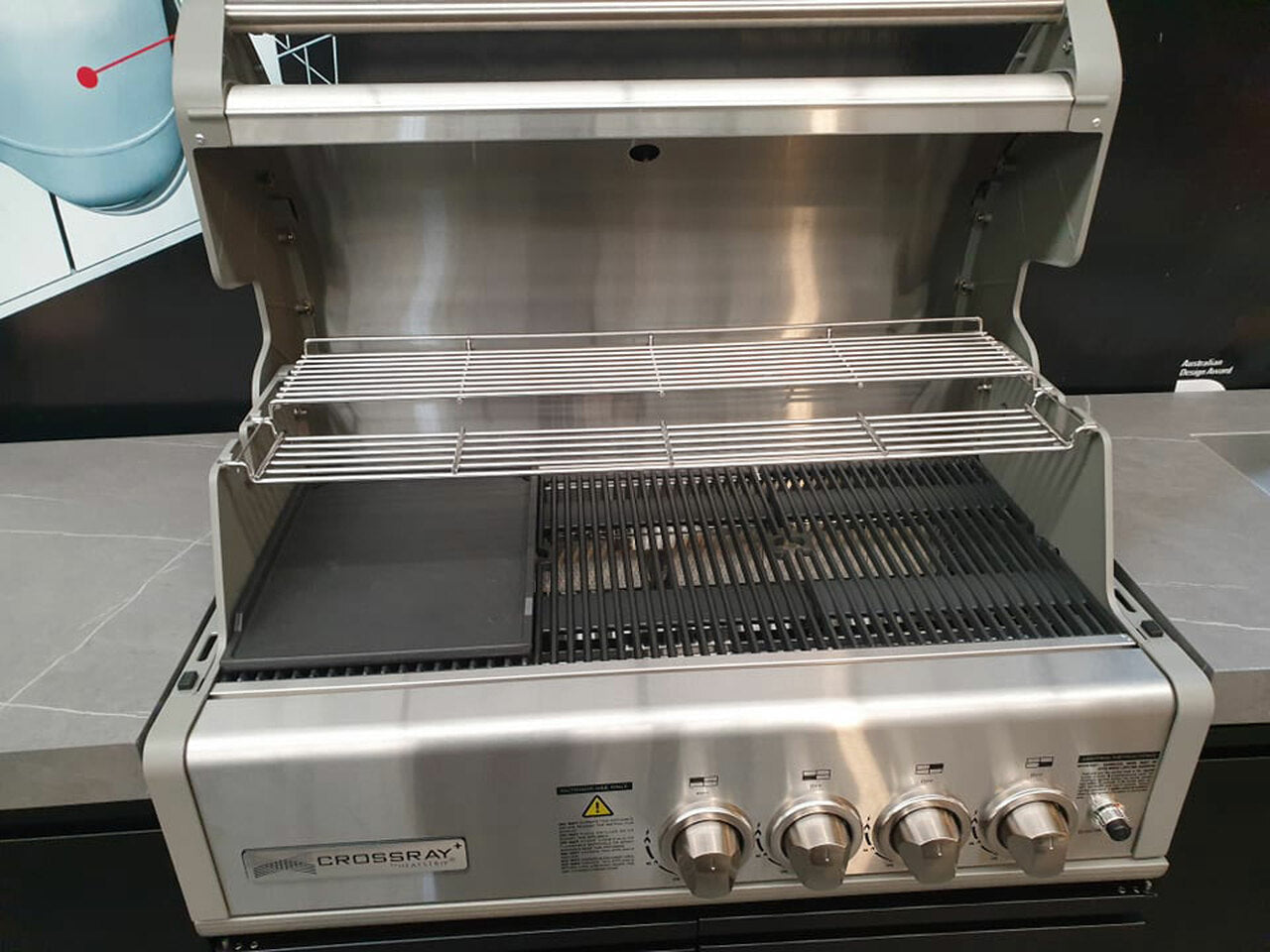 Crossray Trolley BBQ with 4 x Infrared Burners