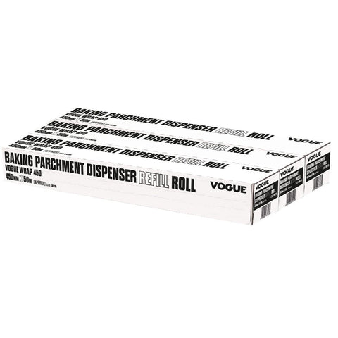 Baking Parchment Refills for Vogue Wrap450 Dispenser (Pack of 3)