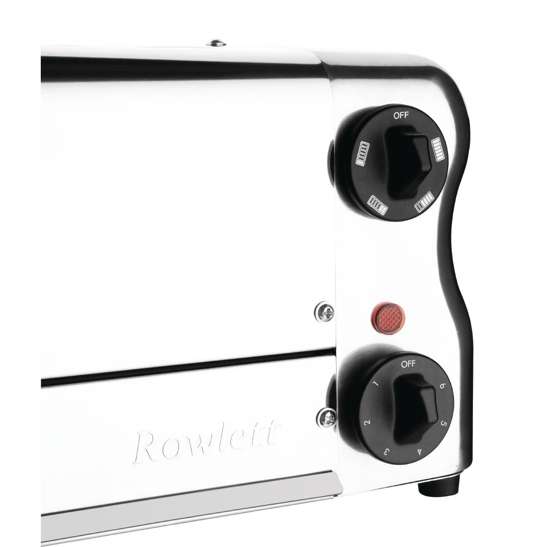 Rowlett Esprit 6 Slot Toaster Chrome with Elements & Sandwich Cage