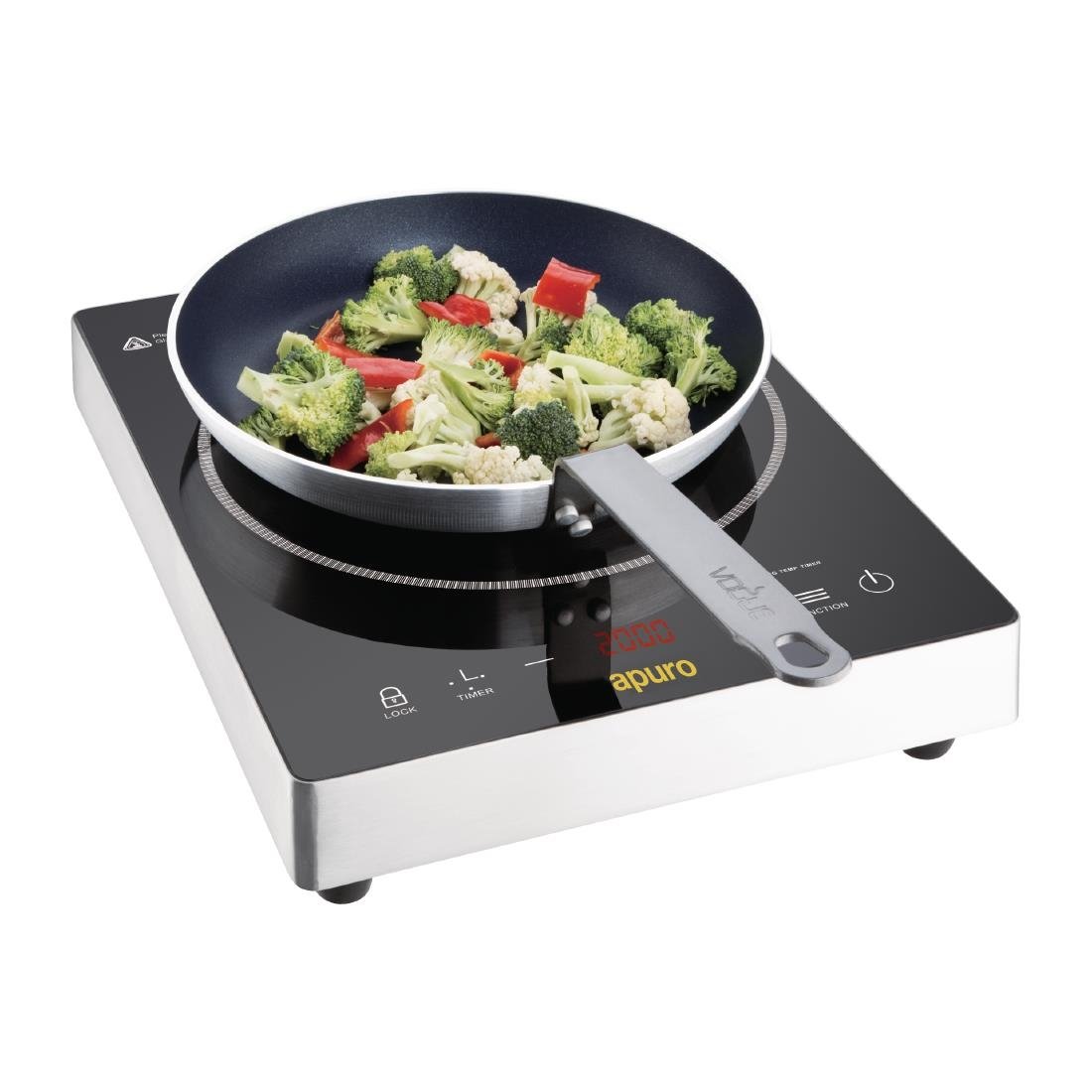 Apuro Touch Control Single Induction Hob 3kW