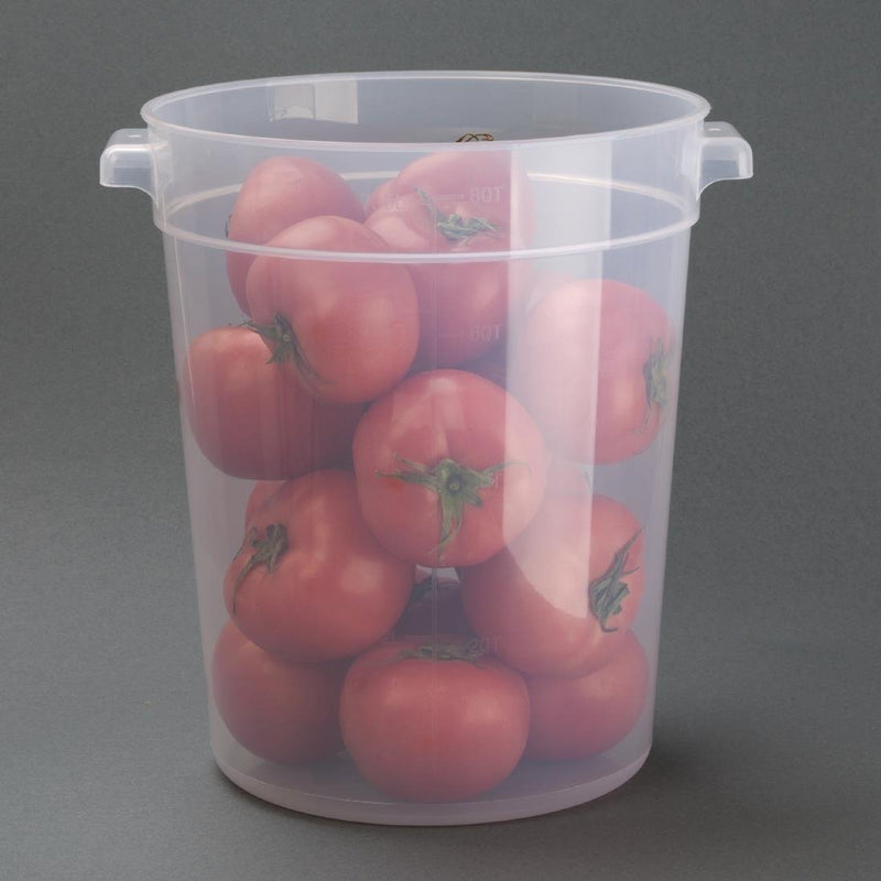 Vogue Polypropylene Round Food Storage Container 7.5Ltr