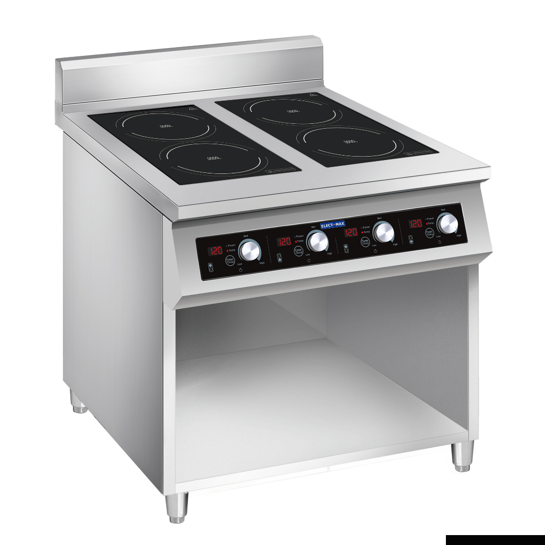 Electmax 700 Series Induction 4-Burner Cooker with Splashback EIC7-800P