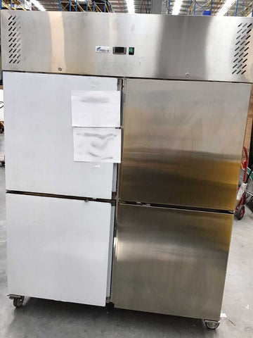 Ex-Showroom: FED-X S/S Four Door Upright Fridge - XURC1410S2V