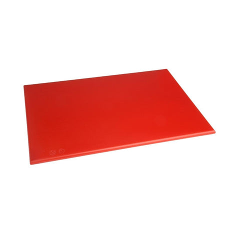 Hygiplas Antibacterial High Density Chopping Board Red - 455x305x12mm