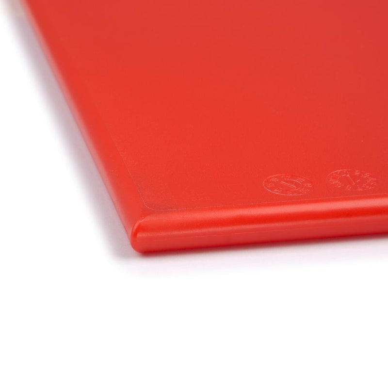 Hygiplas Antibacterial High Density Chopping Board Red - 455x305x12mm