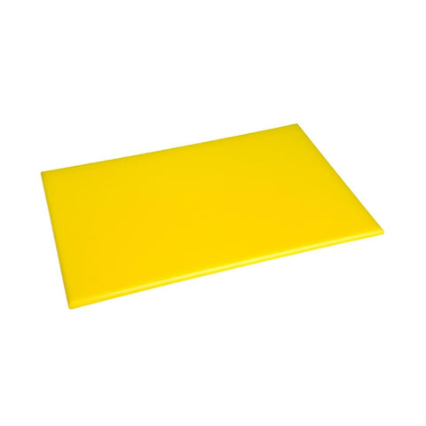 Hygiplas Antibacterial High Density Chopping Board Yellow - 455x305x12mm