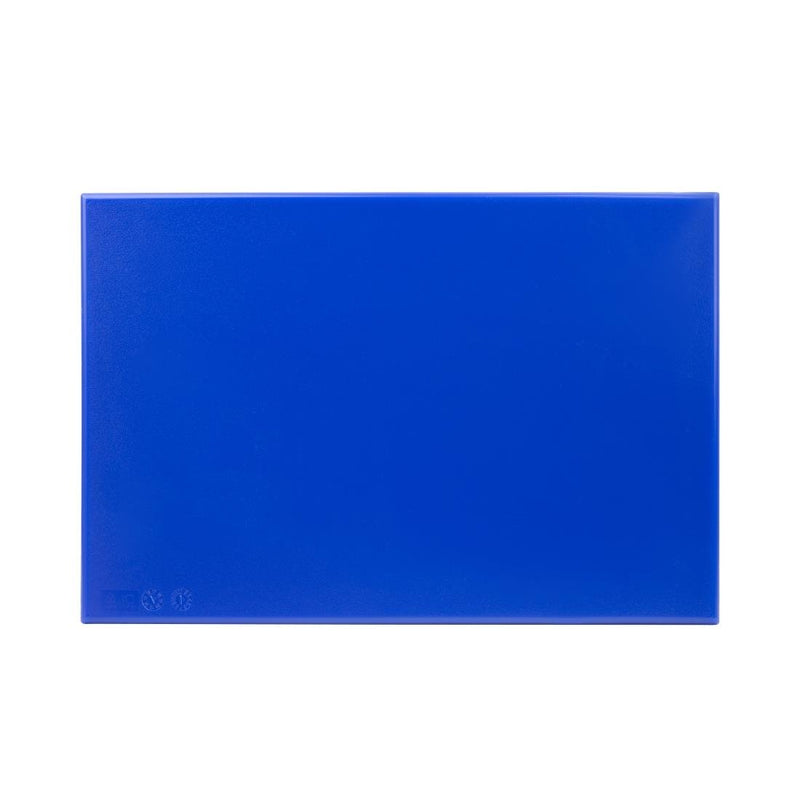 Hygiplas Antibacterial High Density Chopping Board Blue - 455x305x12mm