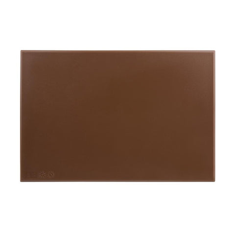 Hygiplas Antibacterial High Density Chopping Board Brown - 455x305x12mm - F160