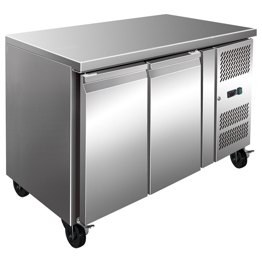 Thermaster S/S Two Door Bench Freezer 260L FE2100BT