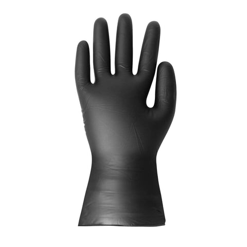 Hygiplas Vinyl Black Powder Free Glove XL - pack 100 - FJ748-XL