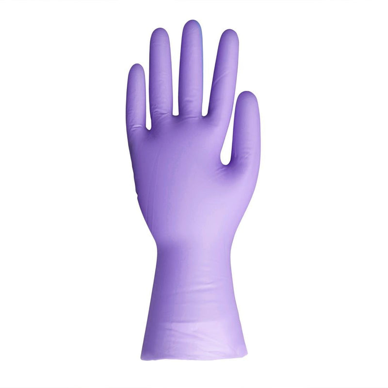 Hygiplas Vinyl Purple Powder Free Glove S - pack 100