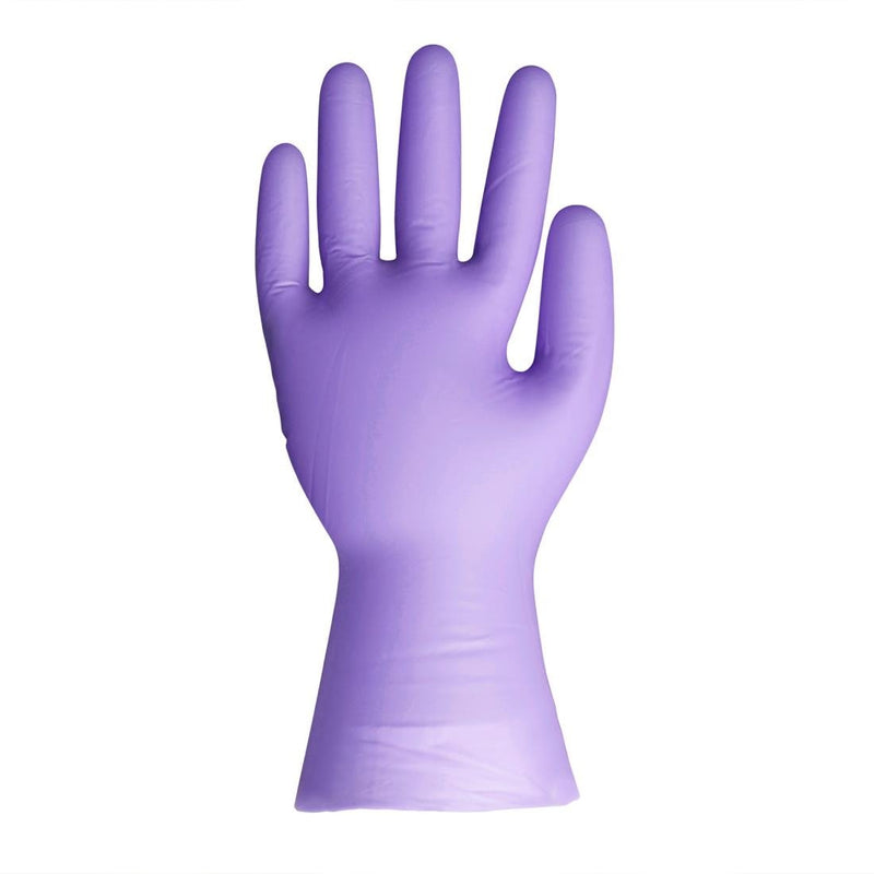 Hygiplas Vinyl Purple Powder Free Glove XL - pack 100