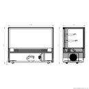 Bonvue Modern 2 Shelves Cake Or Food Display GAN-1500RF2