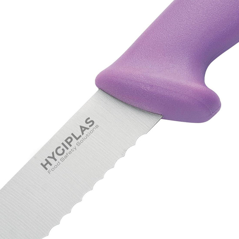 Hygiplas Bread Knife Purple 203mm