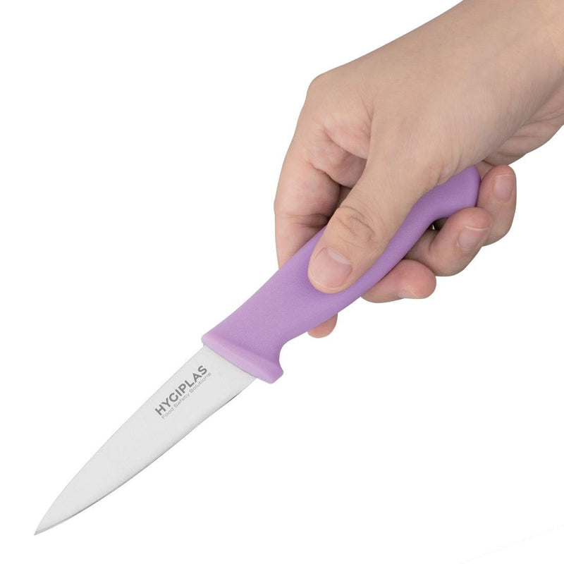 Hygiplas Paring Knife Purple 90mm