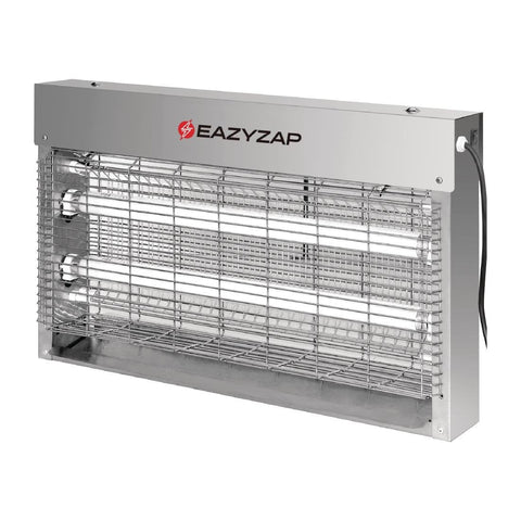 Eazyzap Brushed Stainless Steel Bug Zapper - 14W