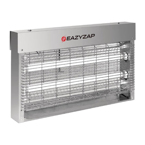 Eazyzap Brushed Stainless Steel Bug Zapper - 14W