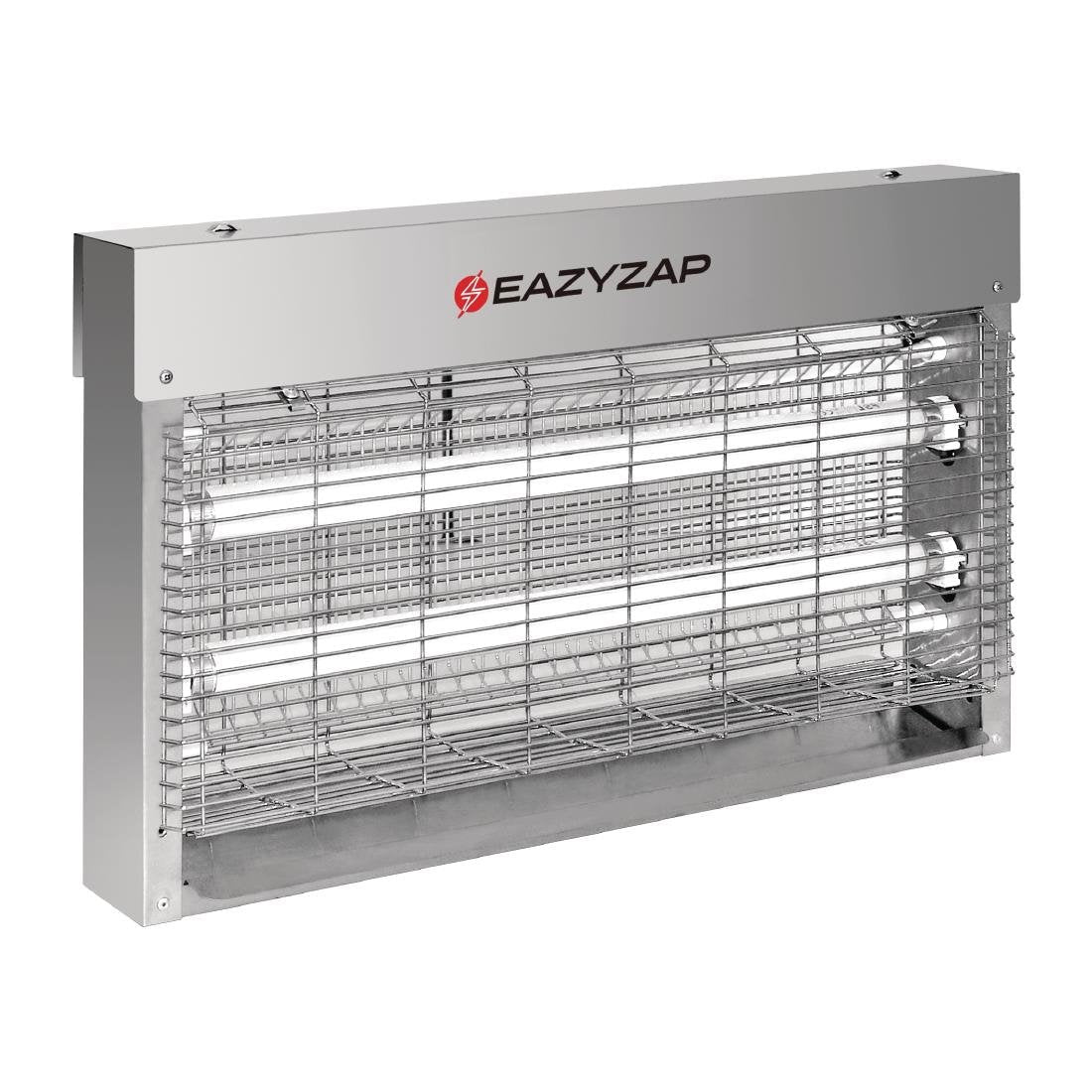 Eazyzap Brushed Stainless Steel Bug Zapper - 20W