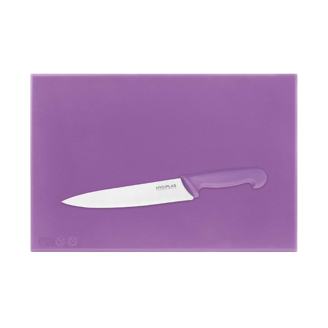 Hygiplas High Density Chopping Board Purple - 450x300x12mm